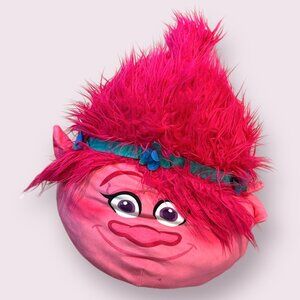 Dreamworks Trolls Large Poppy Happy Pillow Head Plush Doll